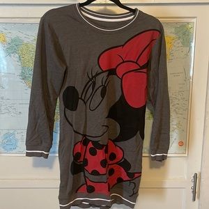 Girls Minnie Mouse Sweater Dress